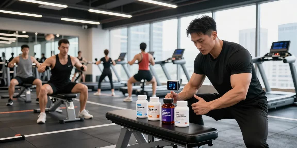 Effektive Fitness-Training mit Selliza Shop Produkten in modernem Gym.
