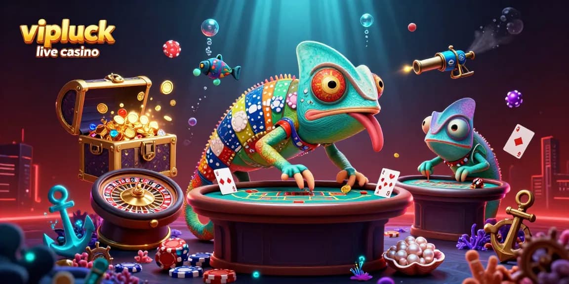 VIPLuck Live-Casino: Besuchen Sie dynamische Live-Tische mit echten Croupiers.
